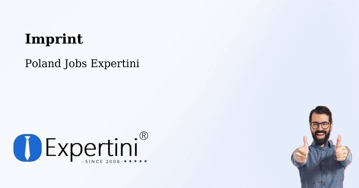 Imprint – Borne Sulinowo - Poland Jobs Expertini