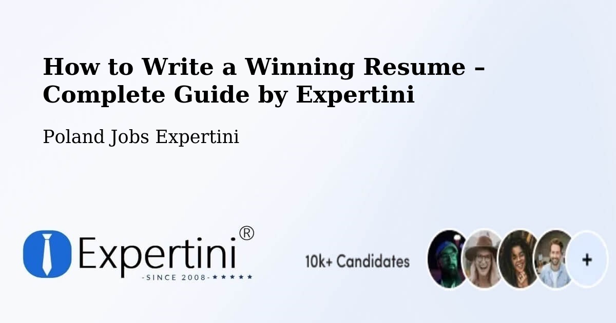 Resume Writing Guide for Job Seekers – Borne Sulinowo - Borne Sulinowo, Poland Jobs Expertini